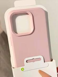 高品質淺粉色 TPU 手機殼，最新相容 iPhone 17/Air/17 Pro/17 Pro Max，相容 iPhone 16 15 14 13 12 11 Pro Max，親膚紋理，淺粉色手機殼 - 粉色 - 查看 4