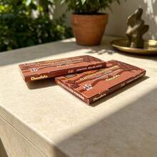 2 Packs New Chocolate Flavor Transparent Rolling Papers, Plant Cellulose Thin Transparent Paper, Portable 78MM Size Flavored Rolling Papers Hand Rolling Tool, Smoking Accessories - View 10