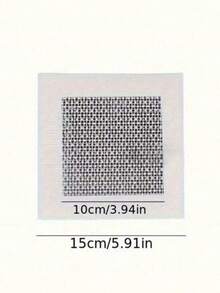 10/5/1pc Drywall Repair Aluminum Alloy Wall Patch, Fiber Mesh Covered Galvanized Sheet, Metal Patch With Extended Self-Adhesive Mesh For Drywall Hole Repair - A - View 3
