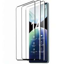 3pcs Tempered Glass Screen Protector For Redmi Note 15 /Note 15 Pro /15 Pro+ /Note 15 4G/5G /Note 14 Pro+ /Note 14 Pro 4G/5G, 3D 9H Curved HD Anti-Scratch Anti-Fall Screen Protector, Supports Fingerprint Unlock - Clear - View 12