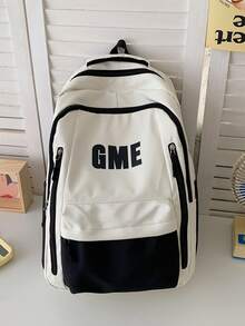 This Stylish, Large-Capacity Backpack Is Suitable For Various Occasions, Including Commuting. It'S The Perfect Gift For Teenagers. - Multicolor - View 7