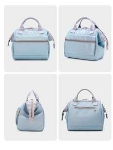 Large Capacity Aluminum Foil Insulated Cooler Bag, Fashionable Mom's Breast Milk Storage Bag, Outdoor Lunch Box Bag, Multi-Functional Bag - 16 - View 9
