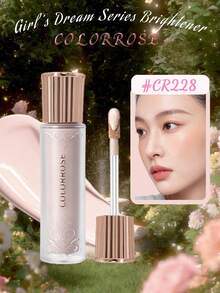 COLORROSE 4.6g 女孩夢幻音樂盒系列高光，粉白發光，適用於中臉、眉骨、額頭、鼻樑高光，全臉覆蓋，自然亮澤妝效，保濕輕盈，細緻補水，不結塊，持久清新妝感 - CR228 - 查看 1