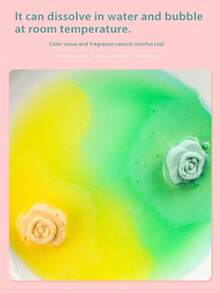 1 Box Of 12 Pieces Of Foot Bath Balls; Floral Rose Shape Bath Bombs; Bath Salt Balls; Ladies Gift Packaging; Random - 12 Pieces Per Box - View 6