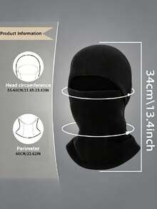 1 buah Masker Wajah Bersepeda Tahan Angin Terintegrasi Musim Dingin, Penghangat Leher Multifungsi, Topi Ski Luar Ruangan, Penutup Kepala Hangat Tahan Dingin - MultiWarna - View 6