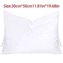 2PS Polyester Fiber High Elasticity Full Soft Machine Washable Sofa Pillow Insert Living Room Bedroom Simple - White - View 15