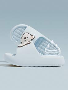 Summer New Cartoon West Highland Terrier Puppy Patch Design Fun Outdoor Slippers Home Indoor Fashion Printed Design Women's House Slippers - Baby Blue - View 7