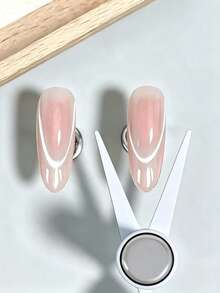 3Pcs Cat Eye Nail Magnet Set, Double-Headed Magnetic Wand & Y-Shaped French Cat Eye Magnet Sheet, Strong Magnetic Nail Art Tool For UV Cat Eye Gel Polish, DIY Manicure Accessory - Multicolor - View 5