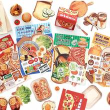 DIY Material Pack Fresh Market Series 5 Gourmet Theme Handmade Fun Planner Decoration Sticky Notes - A - View 5