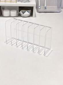 1pc Transparent 7-Compartment Desktop Hand Cream Storage Box, Multi-Slot Large Capacity, Suitable For Sewing, Vanity, Cosmetics Organization, Skincare Storage Rack, Eyeshadow Storage Box, Divider Display Shelf, Vertical Transparent Powder Blush Makeup Powder Desktop Storage Box - Multicolor - View 13