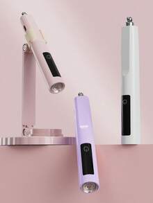 3-In-1Short LED Strip Light With Display + Stand + Magnetic Attachment - Handheld Manicure Lamp With Screen Display, Rechargeable LED Strip Light, 360° Rotating Multi-Functional Stand, Nail Tip Curing Lamp Support Bracket Set - Multicolor - View 12