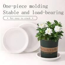 5pcs Round Plastic Planter Saucer Set, Durable Plant Trays For Indoor And Outdoor Pots, Easy To Clean, Waterproof, - Suitable For Most Plant Containers - A - View 7
