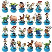Cartoon S-Story Cowboy Themed Cake Toppers, Cartoon Birthday Cake Decorations For Party Decorations - View 10