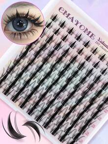100pcs Fluffy Single Lash Extensions, D Curl, Voluminous & Long, 10-18mm Length, Suitable For DIY Eyelash Extensions, Beginners Can Easily Create Perfect Lashes At Home, Ideal Gift For Women And Girls - D - View 8