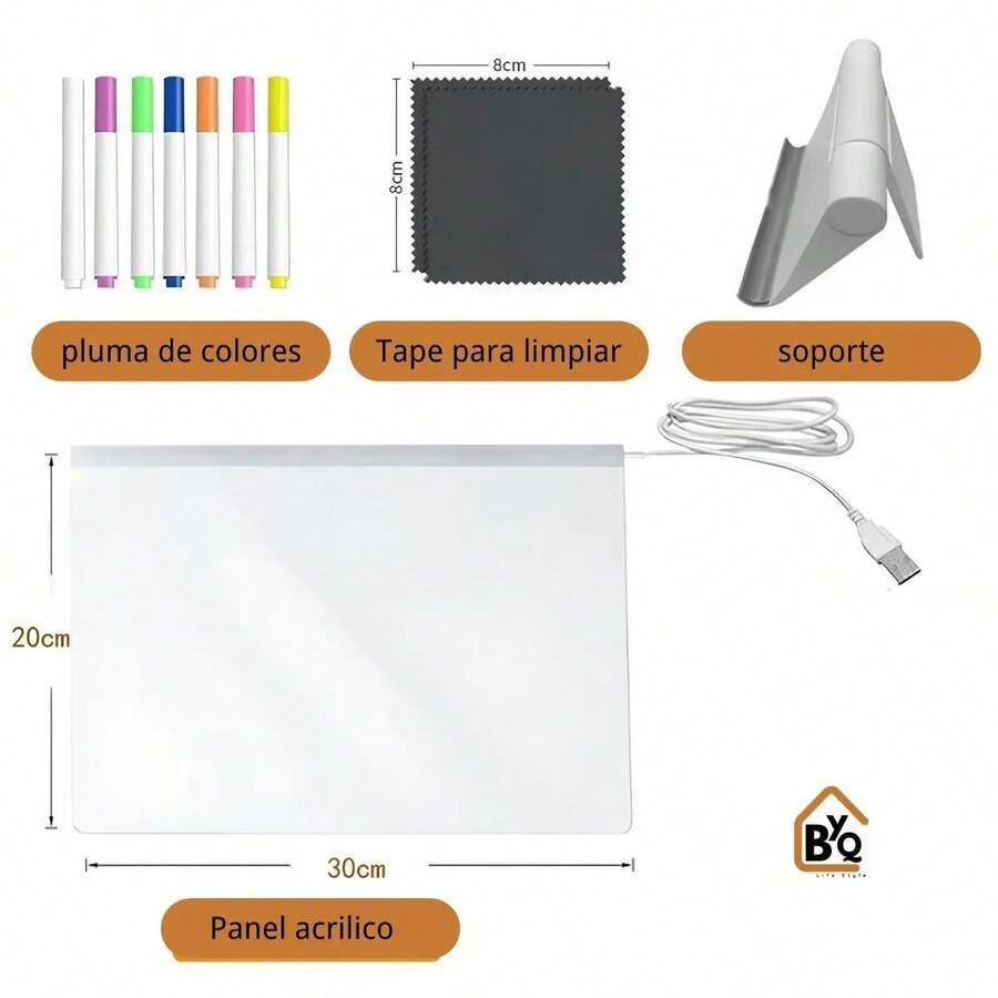 Fluorescent Boards - 20x30 cm - View 1