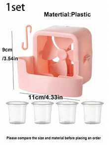 1 Set Kipas Portabel Pink/Biru dengan Kotak Es (Termasuk 4 Kotak Es), Dirancang untuk Pendinginan, Tidak Membutuhkan Listrik, Cocok untuk Kipas Lantai dan Kipas Meja di Rumah. Set ini meningkatkan efek pendinginan musim panas dengan menambahkan es batu ke kipas, memberikan fungsi pendinginan dan refrigerasi yang cepat, tidak membutuhkan listrik, penting untuk rumah/kantor. - MultiWarna - View 14
