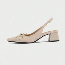 Women Heeled Sandals - Champagne - View 4