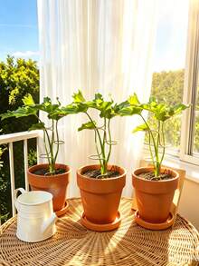 Honeycomb Plant Climbing Trellis, Outdoor Potted Plant Rack, Plant Climbing Frame, Rust-Proof Plastic Support Pole, Suitable For Potted Vines And Flowers, Space-Saving Indoor/Outdoor Garden Support Rack - Multicolor - View 1