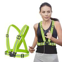 Reflective Sports Vest, High-Visibility Outdoor Jacket, Suitable For Outdoor Sports Such As Night Cycling, Running, Jogging, And Motorcycling. A Perfect Gift For Men And Women. - Multicolor - View 5