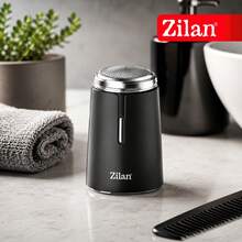 Zilan ZLN8795 Mini Electric Shaver, IPX7 Waterproof, Stainless Steel Blade, Power Button - Black - View 1