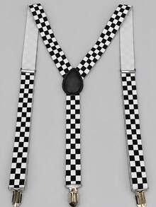 Men's High Elasticity 2.5cm Suspenders - Multicolor - View 4