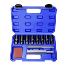 10pcs Locking Wheel Nut Removal Socket Set, 18–25mm Alloy Wheel Bolt Extractor, Strong And Durable - 10pcs/Set - View 3