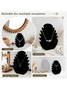 1/10 buah Rak Pajangan Perhiasan, Rak Pajangan Kalung Liontin Anting, Rak Pajangan Menara, Hari Valentine dan Musim Kembali ke Sekolah - MultiWarna - View 8