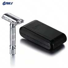 Shaver 10pcs Blade Men Double Edge Razor Portable Reusable Manual Shaver For Home Salon - Set - View 3