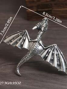 Vintage Viking Dragon Hair Clip Spring Clamp, Fashionable Elegant Women's Retro Nordic Norwegian Style Hair Accessory Gift - Multicolor - View 6