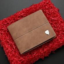 1pc New Men's Wallet, Fashionable Retro Multi-Functional Handheld Wallet, Youth Student Versatile Multi-Slot Card Holder, Fashion Design, Mini Wallet, PU Small Wallet, Lightweight Practical Business Commute, Men's Gift - Multicolor - View 10