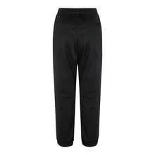 Adidas Women's Loose Fit Cuffed Leg Sports Pants, Classic Striped Side Button Casual Sweatpants J6580, Spring/Autumn - Black and White - View 2