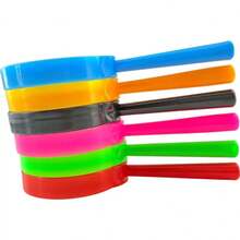 1pc Plastic Handheld Magnifying Glass Mini Handheld Magnifier Science Classroom Outdoor Observation Party Fun Tool (Random Color) - Multicolor - View 5