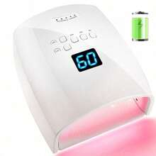DianaBeauty Rechargeable Uv Led Nail Lamp Cordless Nail Dryer, Suitable For Gel Polishing Professional Nail Art Manicure Tool For Home And Salon Use - White - View 10