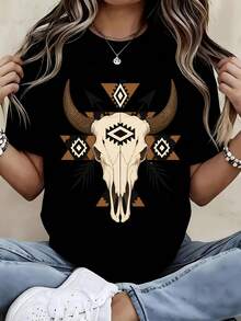 Women T-Shirts - Black - View 2