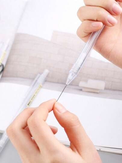 1pc Automatic Pencil, Mechanical Pencil, Click Pencil, Automatic Pencil Set, Suitable For Daily Writing, Study Notes, Exam Answering, Drawing Sketching, Art Creation, Engineering Drawing, Stationery, Suitable For Students, Office Workers, Teachers, Art, School, Office, Classroom, University, Desktop, Home, Back To School, Suitable For Birthday Gift, Teacher's Day Gift, Christmas Gift, New Year Multi-Holiday Gift