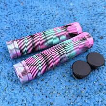 High-Quality Mountain Bike Handlebar Grips 13.5CM Mixed Color Rubber Vertical Striped Non-Slip Wear-Resistant Shock-Absorbing Handlebar Covers Cycling Accessories Balance Bike Handlebar - Multicolor - View 18