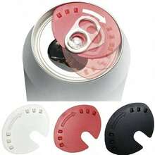 6/1 Beverage Can Lids, Easy-Open Can Sealers, Microwave Splash Guards, Fly And Dust Preventers, Kitchen Essentials, Suitable For Soft Drink Cans, Beer Cans, Beverage Can Sealing Caps, Top Protection, Ideal For Camping, Picnics, And Kitchens. - Multicolor - View 2