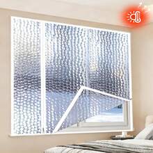 Winter Warm Windproof Window Curtain, Sealed Window Bathroom Windproof Curtain, Thickened Warmth-Keeping Curtain For Home Use - White - View 2