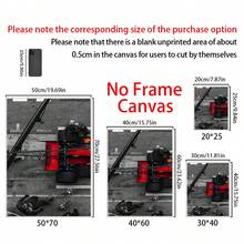 3pcs Decorative Racing Art Prints Unframed Modern Racing Car Prints Vertical Indoor Decor Suitable For Home Bedroom Living Room Office Decoration Graduation Gift - 3PCS - View 2