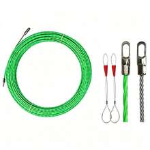 4.5mm Cable Puller Polyester Fish Tape POM Fiber Optic Conduit Rod Wall Cable Guide Tool, 5/10/15/20/25/30/50M - Green - View 1