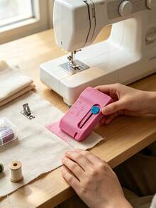 4-In-1 Seam Ripper Tool, Dual Magnetic Design, Built-In Ruler, Edge Guide And Stitch Marker, Includes Tailor's Chalk, Multi-Functional Sewing Repair Accessory, Suitable For DIY Sewing Projects - Multicolor - View 6