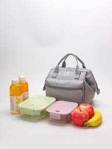 Large Capacity Aluminum Foil Insulated Cooler Bag, Fashionable Mom's Breast Milk Storage Bag, Outdoor Lunch Box Bag, Multi-Functional Bag - 16 - View 11