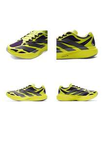 Adidas Sepatu Lari Pria ADIZERO EVO SL M 2026 Sepatu Lari Latihan Balap Pelat Karbon Baru Musim Panas KI4772 - Ungu Plum Aurora/Abu-abu Besi Metalik Terang/Kuning Fluorescent Terang - View 11