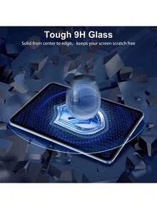 DUTRIEUX 2pcs High Definition Anti-Scratch Screen Protector Film, Compatible With IPad 11th/10th Generation (A16 11 Inch 2025/10.9 Inch 2022), Tempered Glass Film, Compatible With IPad 11/10/9/8/7 Generation, Series Transparent Tempered Glass Protective Film - Clear - View 9