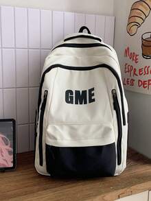 This Stylish, Large-Capacity Backpack Is Suitable For Various Occasions, Including Commuting. It'S The Perfect Gift For Teenagers. - Multicolor - View 9