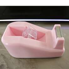 1/3/5pcs Cute Desktop Tape Dispenser, Non-Slip Base One-Hand Tape Dispenser, Macaron Color Aesthetic Tape Dispenser, Suitable For Home Office, School - Tape Dispenser - View 13