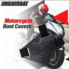 1Pc Universal Motorcycle Shift Pad, Rubber Shifter Guard Shoe Boot Protector Cover, Anti‑Slip Wear‑Resistant Protective Gear For Motorbike Riding, Black - A - View 2