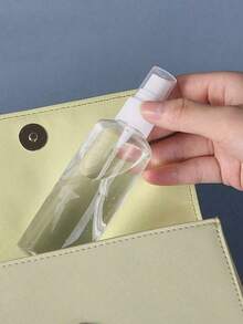 5pcs/Set Small Plastic Spray Bottles, Travel, Portable, Independent Bottle Body, Facial Makeup, Hydration, Refillable Cosmetic Perfume Bottles - White - View 5