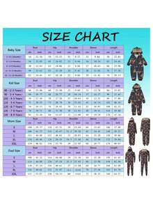 Family Matching Christmas Jumpsuits Pajamas Letter/Santa/Tree/Print Hooded Long Sleeve Playsuits Autumn Zipper Long Rompers - Blue Dad - View 4