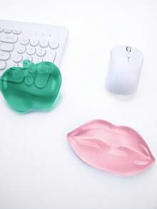 Cute Mouse Wrist Rest, Gel Transparent Mouse Wrist Support Pad, Lovely Ergonomic Mouse Wrist Pad, Soft Transparent Wrist Pain Relief Office Home Desk Computer Mouse - View 4